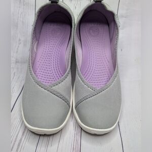 Size 8 | CROCS Duet Busy Day Women’s Slip On Ballet Flats Shoes